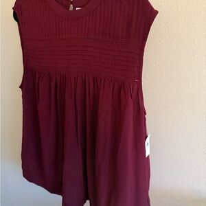 Elegant Burgundy Top